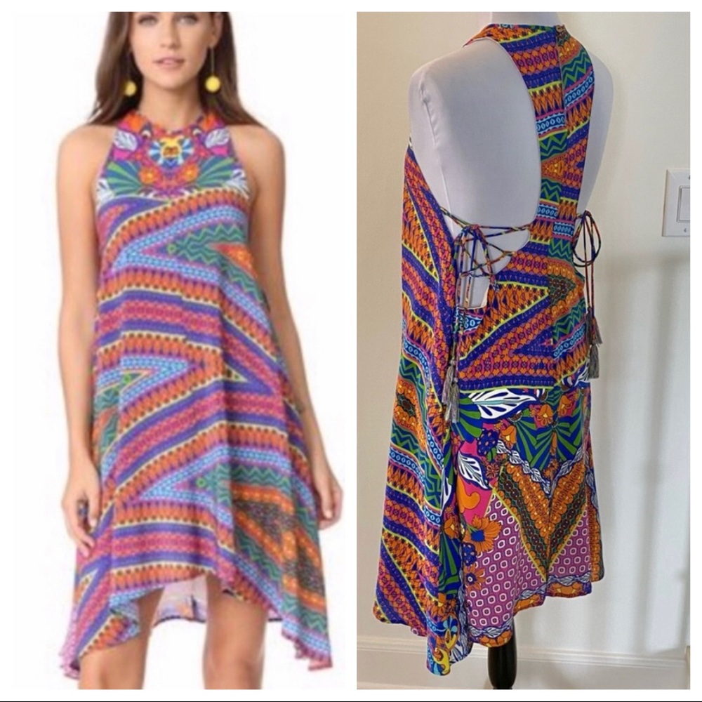 CHLOE OLIVER high neck swing dress